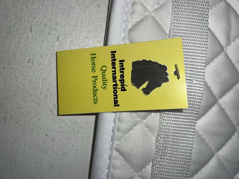 New International White English All Purpose Saddle Pad Full #158553 MM-600