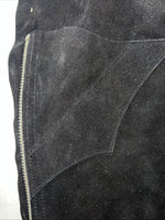 NOS Youth Black Show Chaps Adjustable Waist 42” N-34