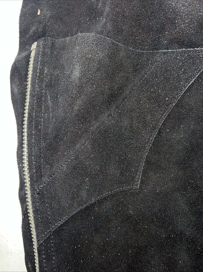 NOS Youth Black Show Chaps Adjustable Waist 42” N-34