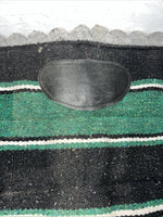 New Green Plaid Navajo Felt Scalloped Saddle Pad 30x30 #89-482 Pad-23