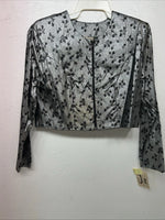New Women’s 1849 Authentic Ranchwear Silver Short Show Jacket XL WW-23