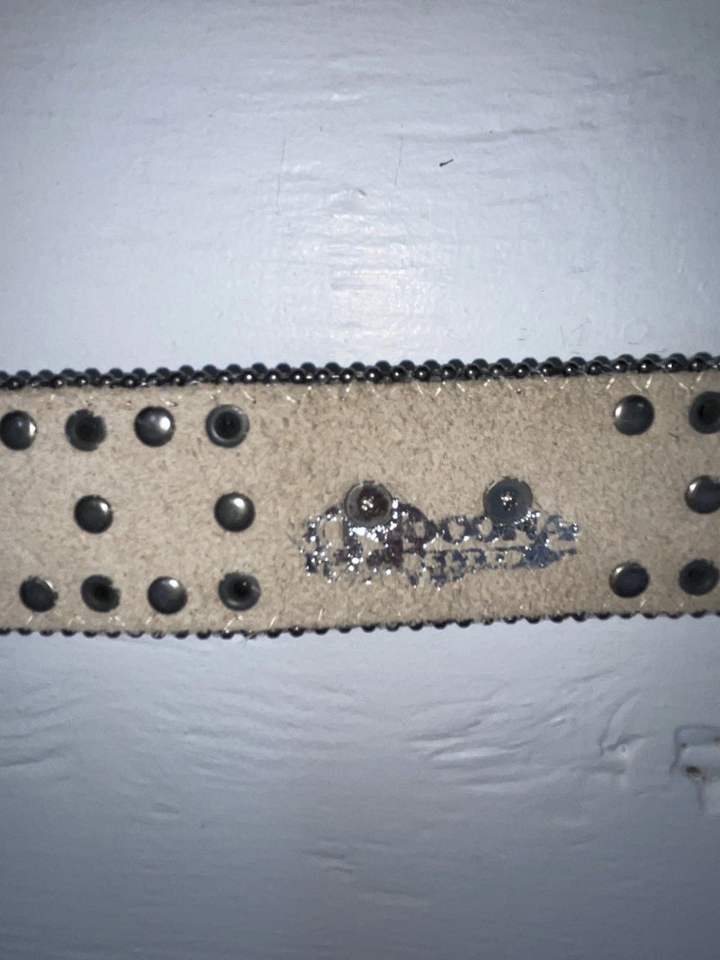 New Zebra Print Genuine Leather Nocona Bling M Belt #N1330999 Z-130