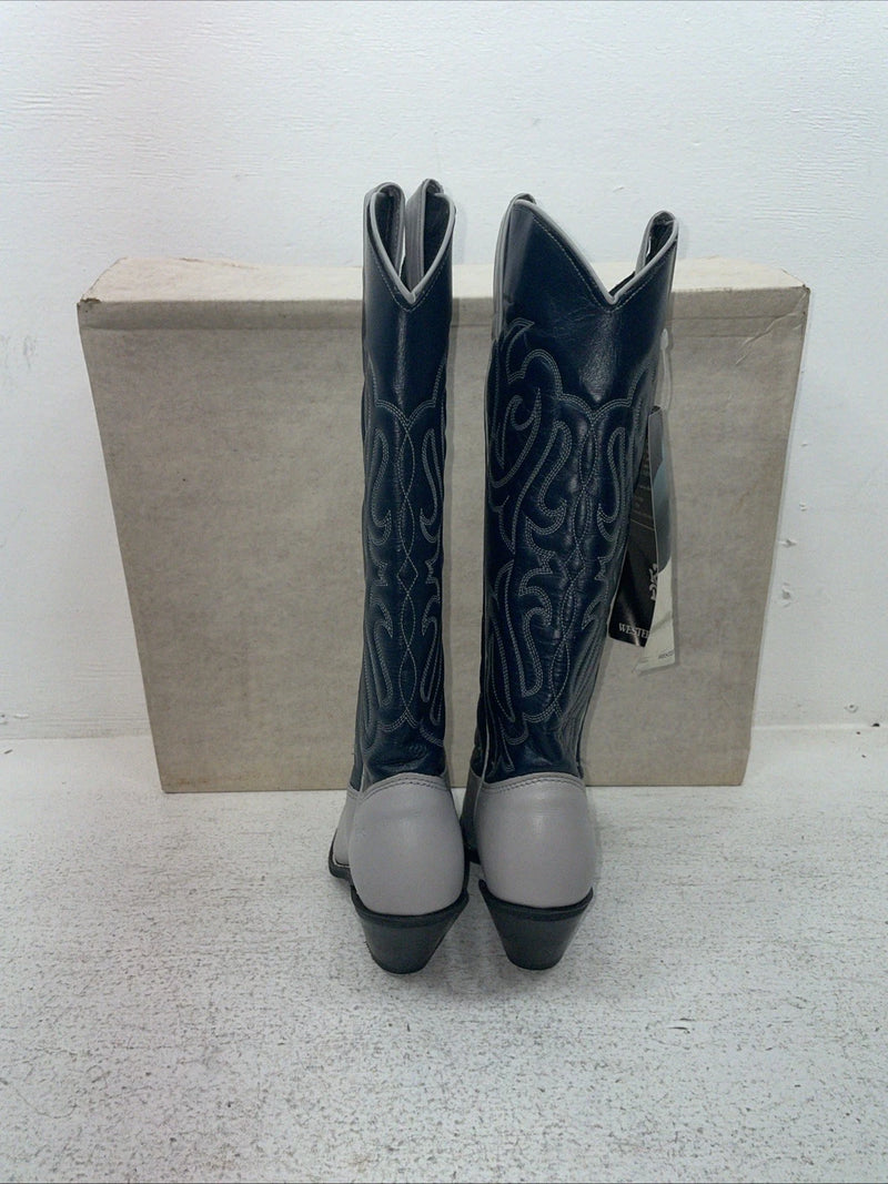 New Youth Gray Kenny Roger’s Cowboy Boots. 40412 5 M. 2-109