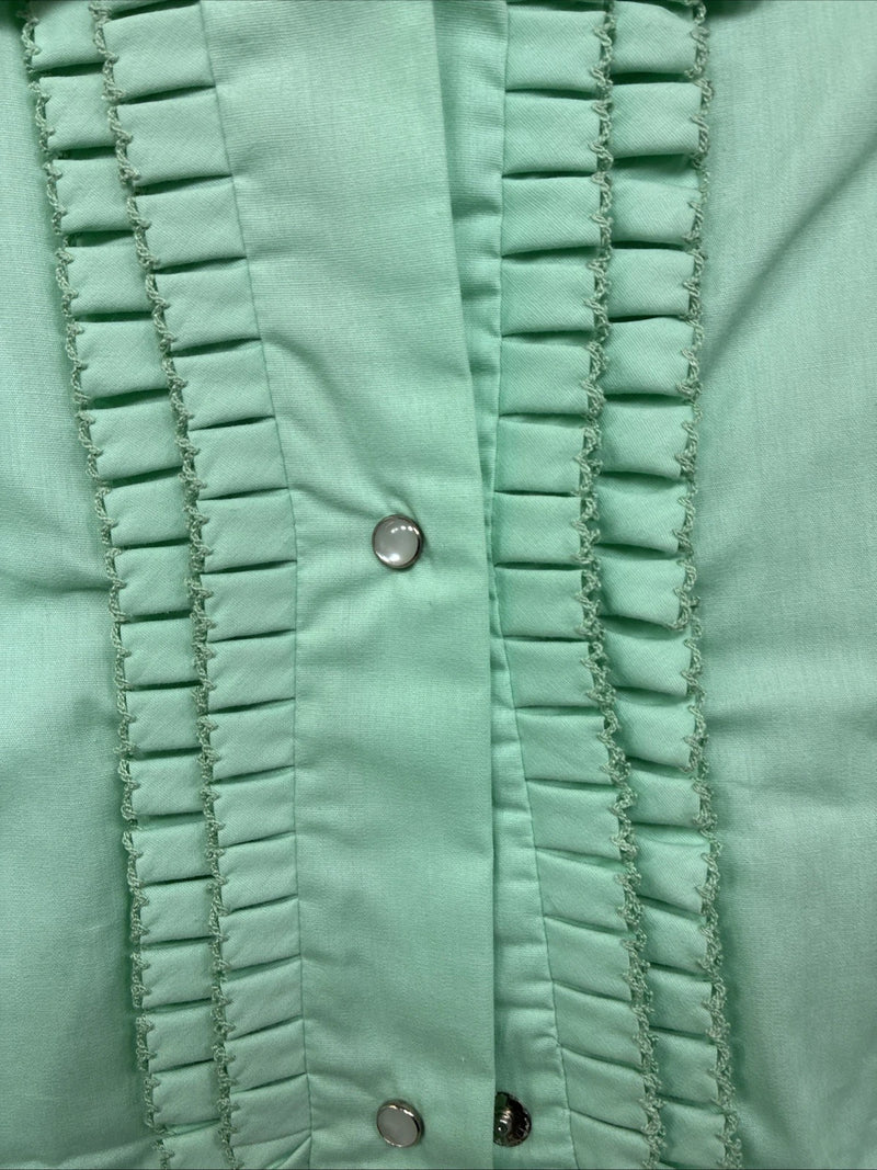 New Women’s Hartman Green Long Sleeve Pearl Small Size 38 TT-132