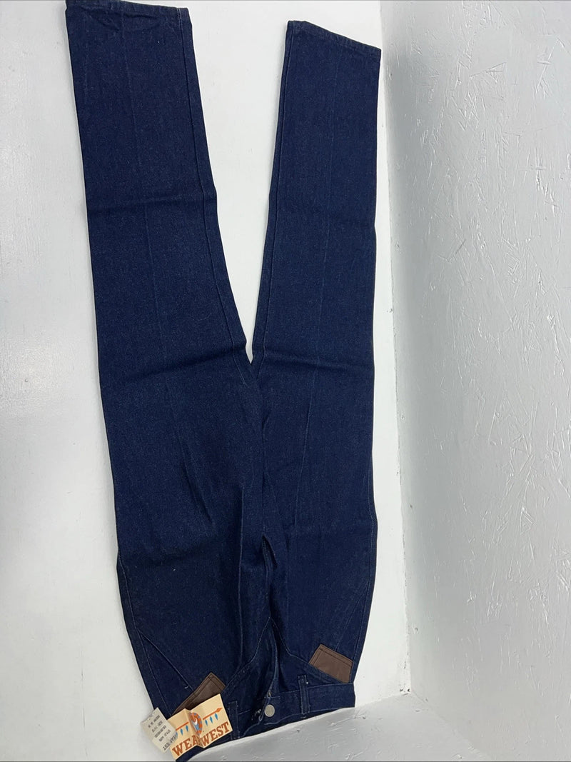 New Women’s Wearwest No Back Pockets Denim Jeans. 11/12x36 L-14