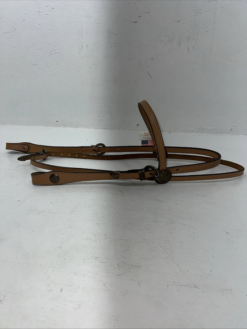 New Leather Royal King Brownband Headstall. Full #18-201 S-55