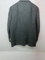 New Men’s Gray HbarC California Ranchwear Dress Coat 42R WW-54