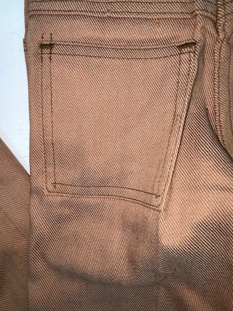 New Vintage Brown Karman Polyester Pants #8405004 3A-104