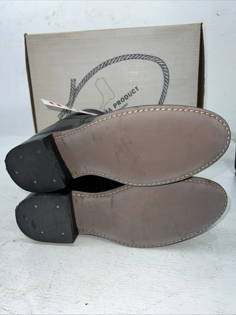 New Women’s Black A Jama Product Lace Up Cowboy Boots. 5110G 6.5 6 1/2. 18-10