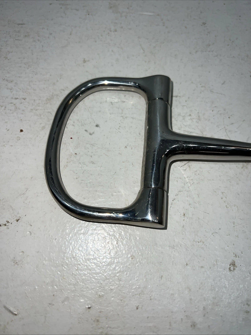 New Tough 1 D Ring 4 3/4” Snaffle Bit #25545 V-501