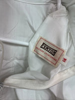 New Woemns Fenton White Designed Long Sleeve Half Zip Size 14 YY-32