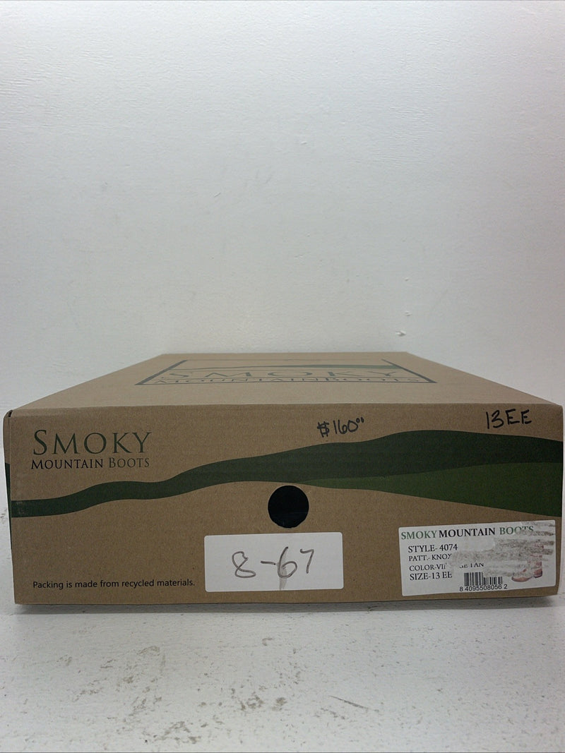 New Men’s Brown Smoky Mountain Cowboy Boots. 4074 13 E E. 8-67
