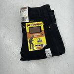 New Boys Black Wrangler Cowboy Cut Pro Rodeo Denim Jeans. 11/25 1/2 B-28