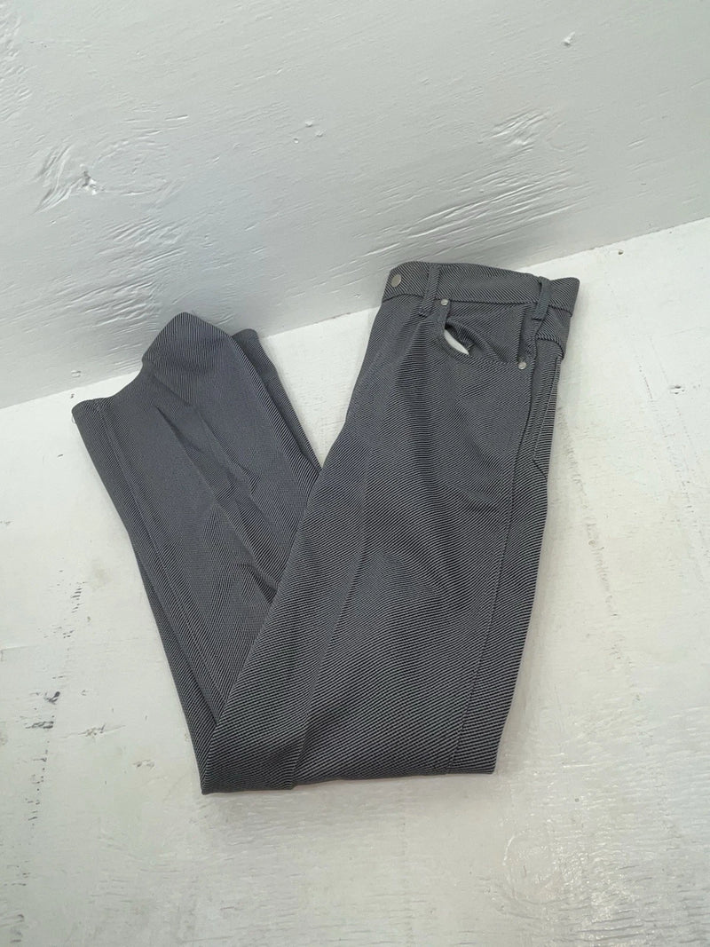 New Vintage Gray Speckled Miller Polyester Pants #2624 OO-71