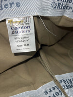 New Women’s Tan Tough 1 Comfort Riders English Riding Breeches. 34 R D-93