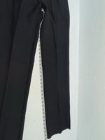 New Vintage Black Polyester Pants #L10 ZZ-9