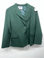 New Women’s Comfort Riders Green Hunt Meister Riding Coat 12R CC-602