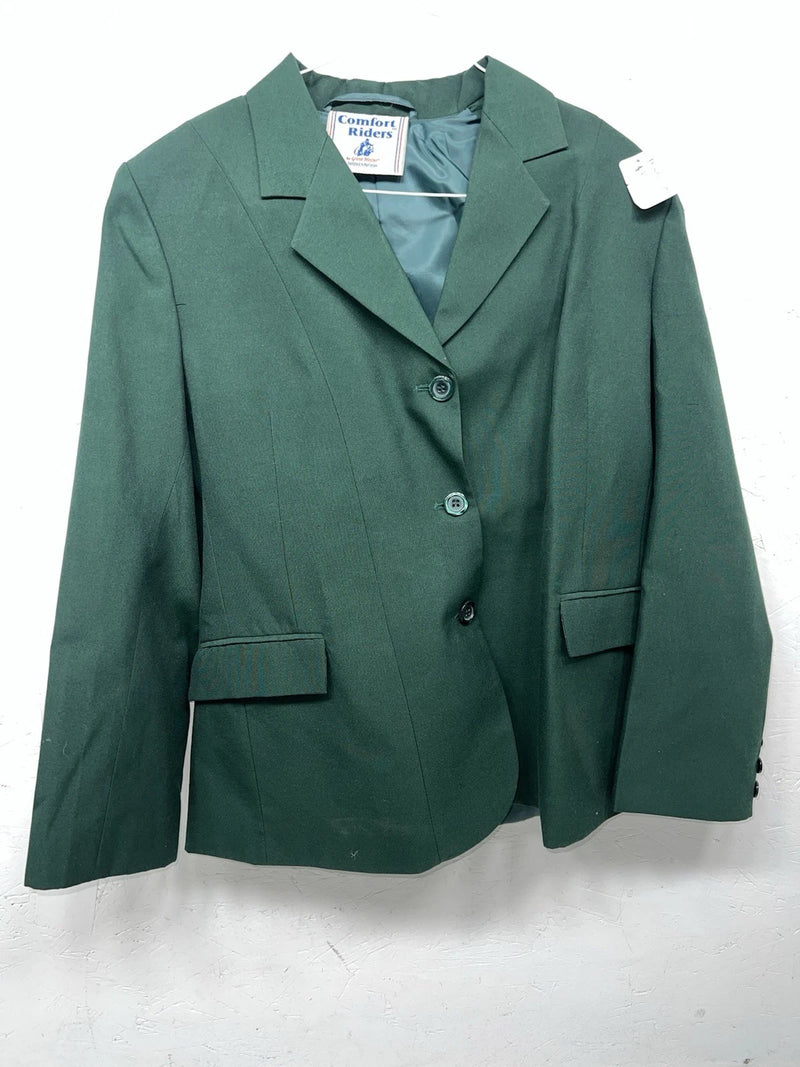 New Women’s Comfort Riders Green Hunt Meister Riding Coat 12R CC-602