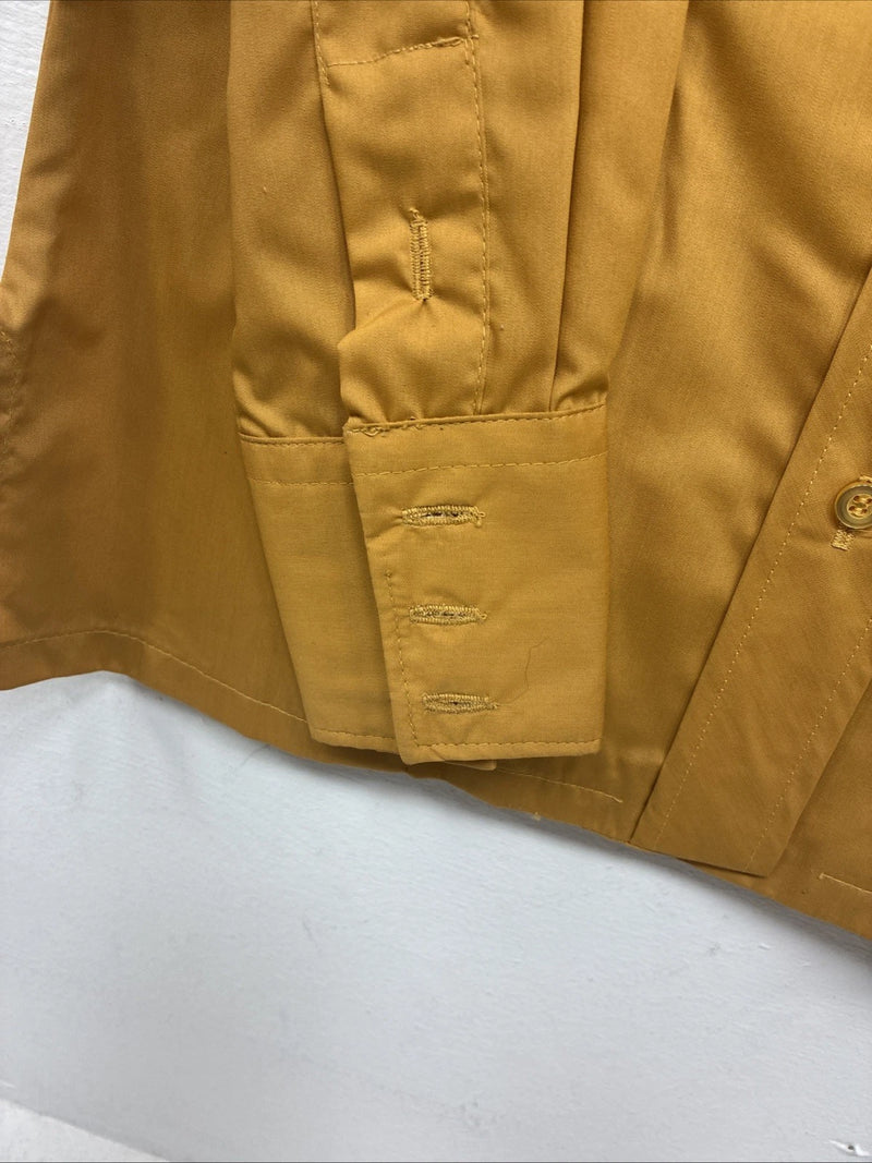 New Women’s Panhandle Slim Yellow Long Sleeve Button Up Size 10 KK-4