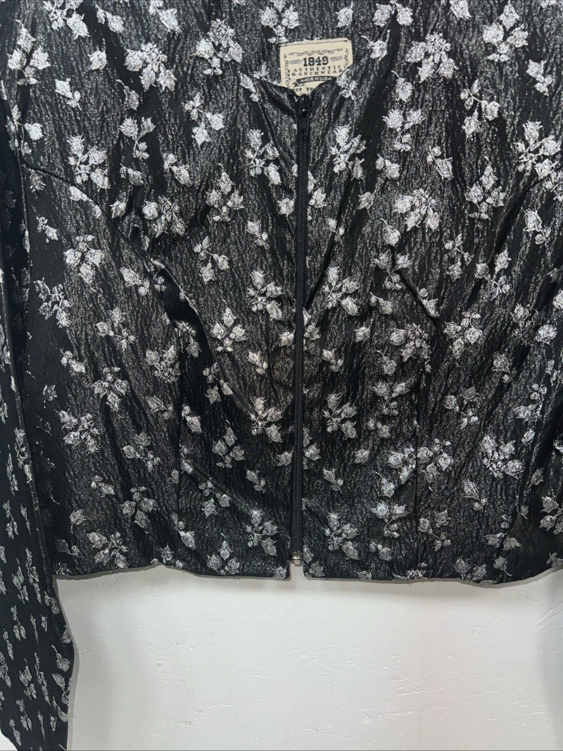 New Women’s 1849 Authentic Ranchwear Black Long Western Show Jacket L UU-53