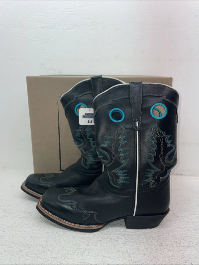 New Men’s Black Smoky Mountain Cowboy Boots. 3343 Y 5.5 5 1/2. 2-77