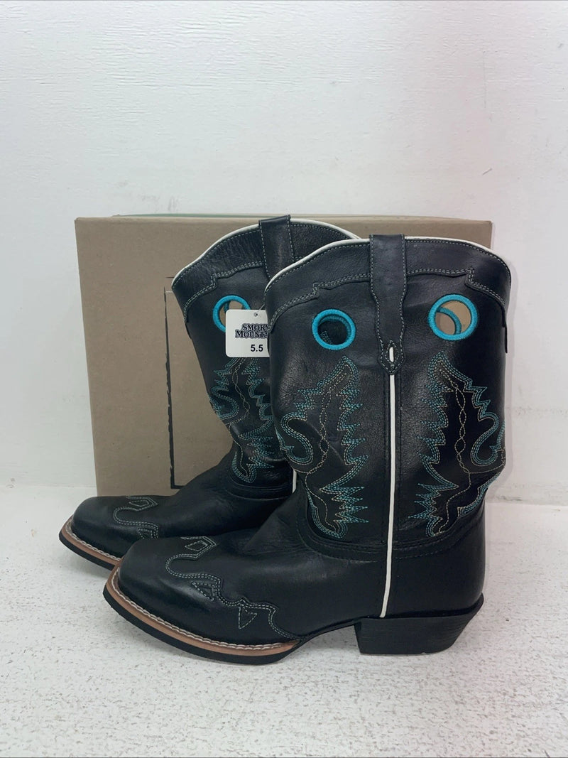 New Men’s Black Smoky Mountain Cowboy Boots. 3343 Y 5.5 5 1/2. 2-77