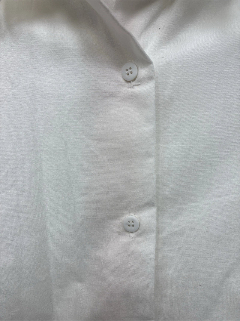 New Women’s Cricket Creek White Long Sleeve Button Up Size Large TT-84
