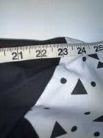 New Women’s Black White Cowboy Threads Long Sleeve Button Up Shirt M #790 3B-21