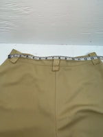 New Vintage Yellow Express Tricot Polyester Pants VV-53