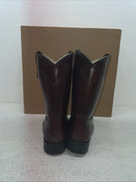 New Youth Cherry Black Texas Brand Cowboy Boots. 3008 4 D. 22-91