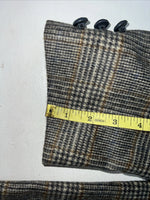 New Men’s HbarC California Ranchwear Grey Plaid Suit Jacket 42R #14753 AA-605