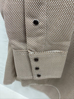 New Men’s Dickson Jenkins Brown Design Long Sleeve Pearl Snap 17.5 X 33 XL R-79