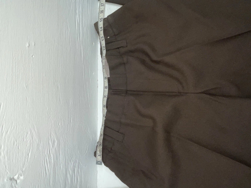 New Vintage Brown H Bar C Polyester Pants #MR477 SS-42