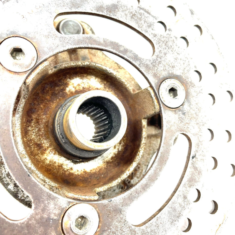 1993 Kawasaki Bayou 400 4x4 OEM Front Hub W/Rotor 49030-1116 AK32