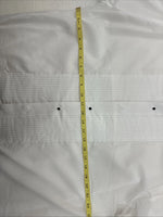 New Classix White Long Sleeve Button Up English Shirt XL AA-49