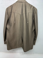 New Men’s Mesquite Brown Suit Jacket 50R #6487 Y-609