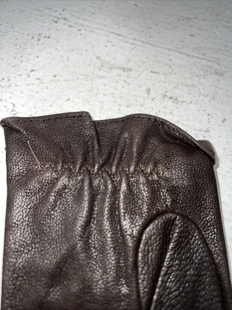 New Brown Leather Show And Riding Gloves B-502