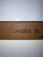 New Black Genuine Leather Nocona 30” Belt #1410801 Z-161