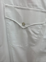 New Men’s White Horse White Shirt Sleeve Pearl Snap 4XL E-96