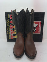 New Men’s Brown Texas Brand Cowboy Boots. 5101 10 D. 6-61