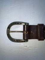 New Brown Genuine Leather Tooled 22” Belt #6400B NN-81