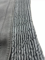 New Black Ovation Stretch Rib Half Chaps Large #464331 C-500