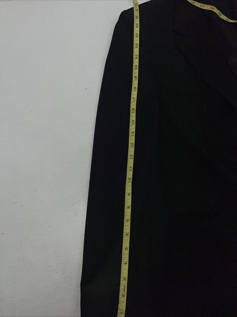 New Men’s Circle S Black Suit Jacket 48R #25832 Y-607