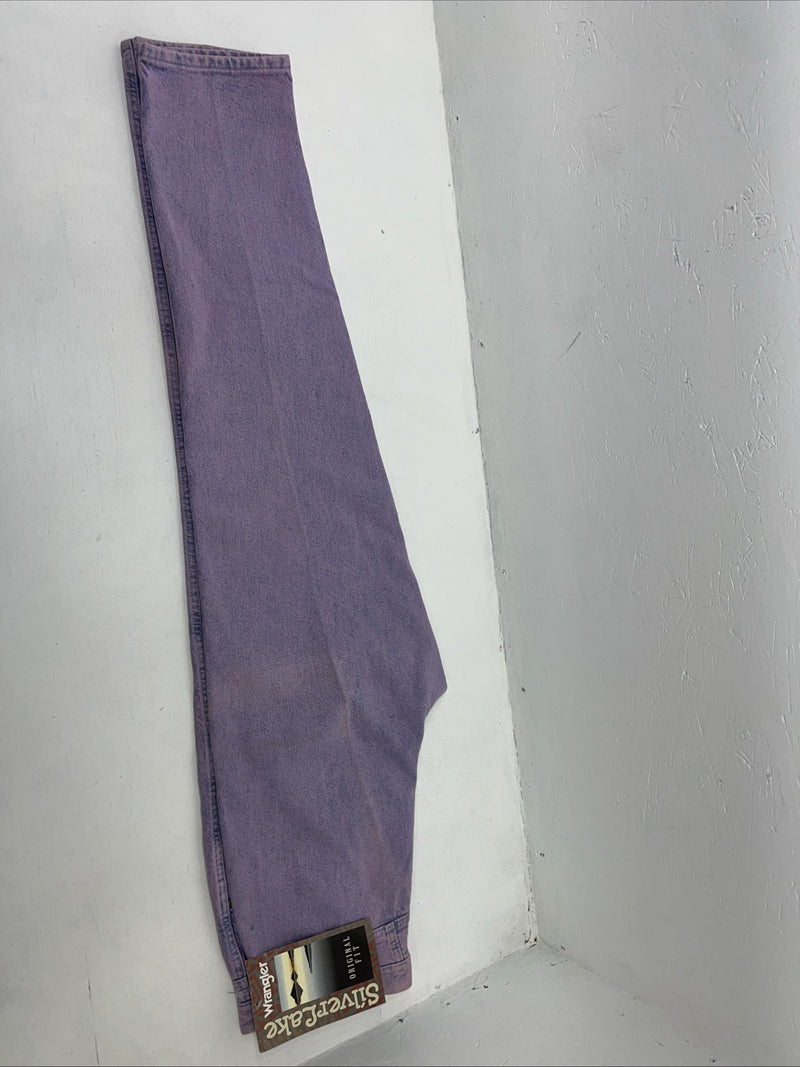New Women’s Purple Wrangler Silverlake Relaxed Fit Denim Jeans. 13/14x32 Q-3