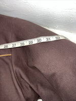 New Men’s Comfy Brown Nylon Winter Jacket XL #05324-501 3C-53