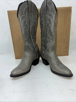 New Women’s Grey Kenny Rodger’s Cowboy Boots. 40402 6 M. 20-130