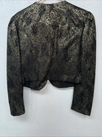 New Women’s Whitman Gold Long Sleeve Show Jacket Large #1717 UU-47