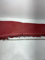 NOS Red Chap-Parel Show Chaps With Fringe Adjustable Waist 38” I-74
