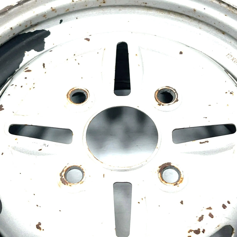 2004 Yamaha Bruin 350 YFM350FA 4x4 OEM Front Wheel Rim 12X6 5ND-F5180-11-00 AY63