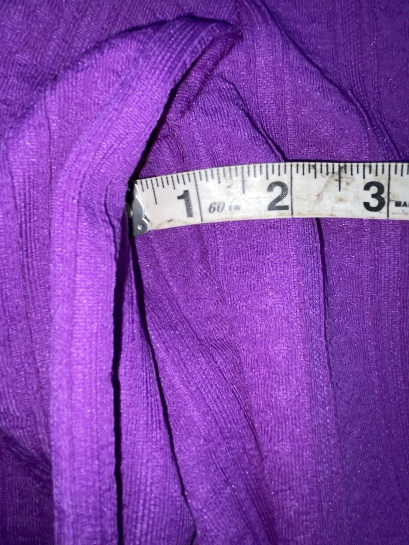 New Vintage Purple Polyester Pants VV-38